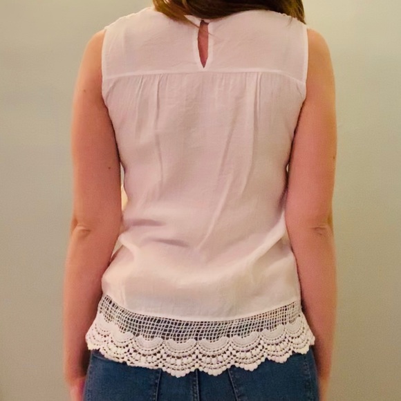 White Blouse with Embroidered Details - Picture 3 of 7